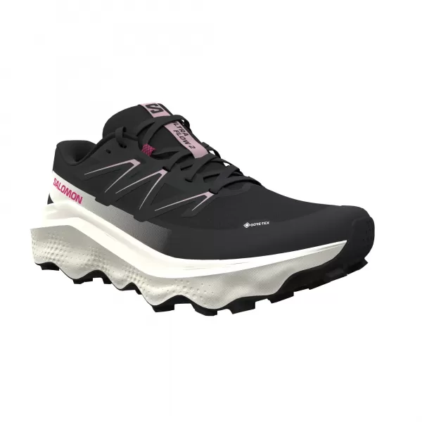  Pantofi de dama SALOMON ULTRA FLOW 2 GORE-TEX L49299500 NEGRU/ROZ ZORI/GHEATA DE VANILIE 