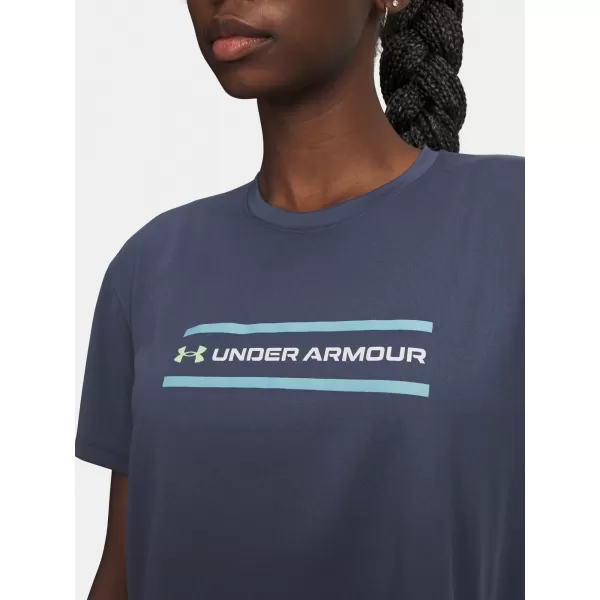  Tricou pentru femei UNDER ARMOUR TECH BRANDED CROP SS 6009987-044 GRI 