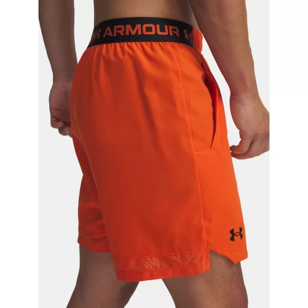  Pantaloni scurți pentru bărbați UNDER ARMOUR VANISH WOVEN 6IN SHORTS 1373718-844 PORTOCALE 