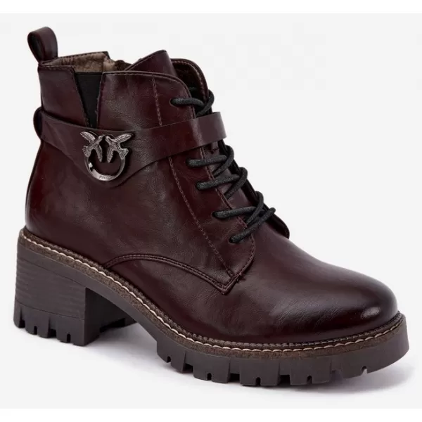 Pantofi de dama BOTO ASA301-1 BURGUNDIA 