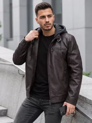 Jachetă pentru bărbați DSTREET TX5148 MARO