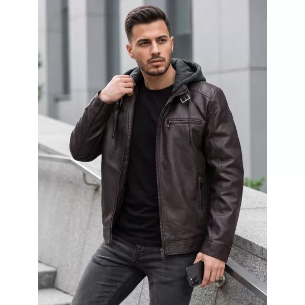  Jachetă pentru bărbați DSTREET TX5148 MARO 