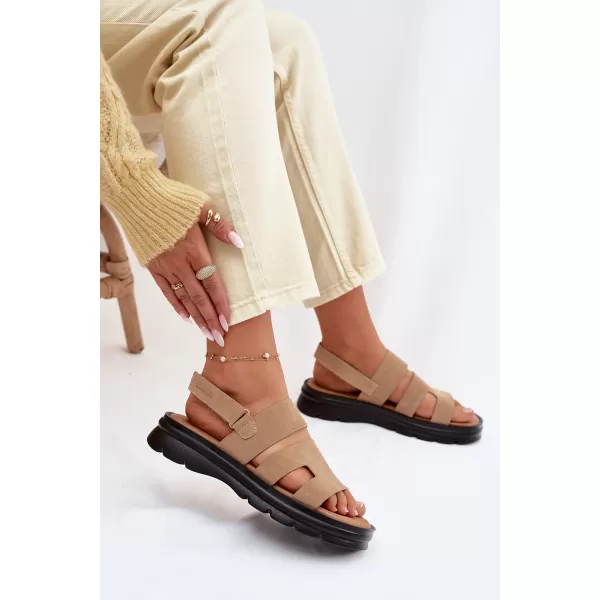  Sandale de dama BIG STAR SHOES TT274482 BEJ 