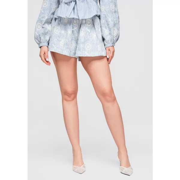  Pantaloni scurți de damă OMBRE OW-ST-E0012 ALBASTRU 