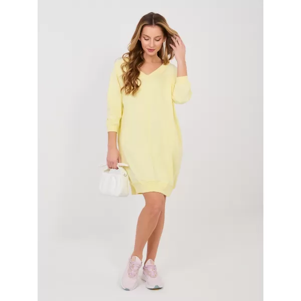  Rochie BASIC FEEL GOOD RV-SK-7203.35P GALBEN STRĂLUCITOR 