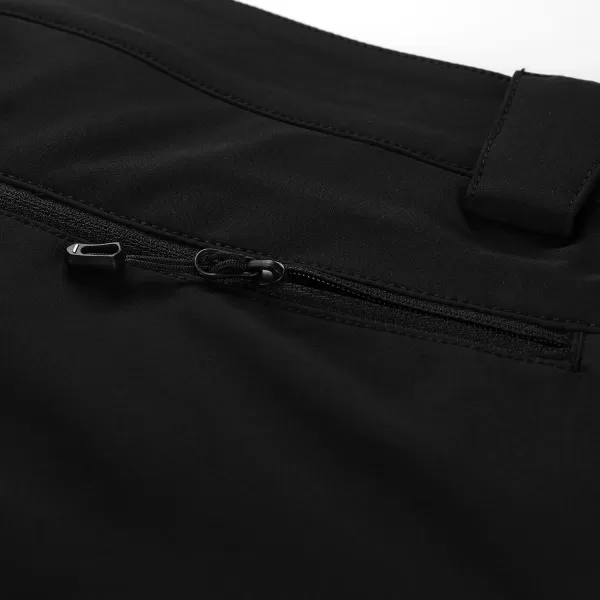  Pantaloni capri pentru bărbați ALPINE PRO WEDER 2 NEGRU 