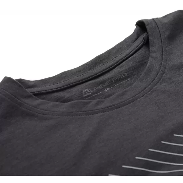  Cămașă de exterior pentru bărbați ALPINE PRO NOGER 2 VARIANTA NEAGRA PA 