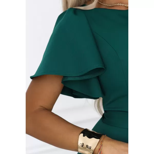  Rochie NUMOCO 694-5 VERDE STICLA 
