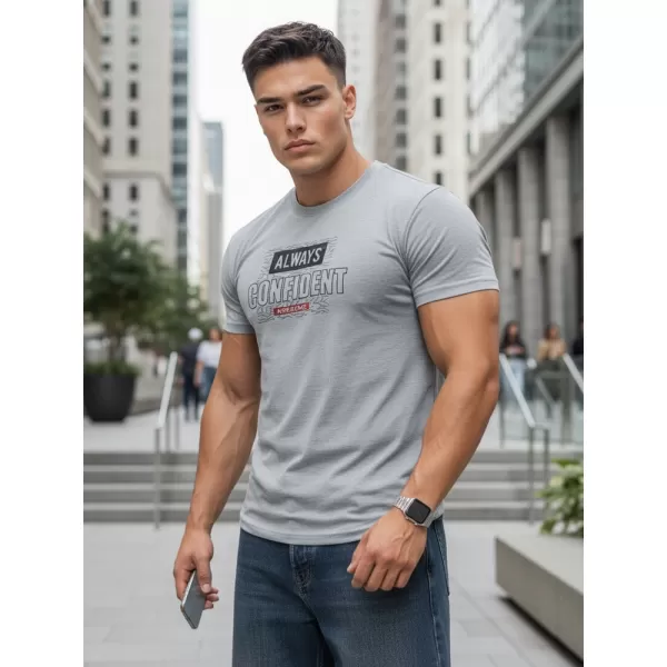  Tricou pentru bărbați DSTREET RX5406 GRI DESCHIS 