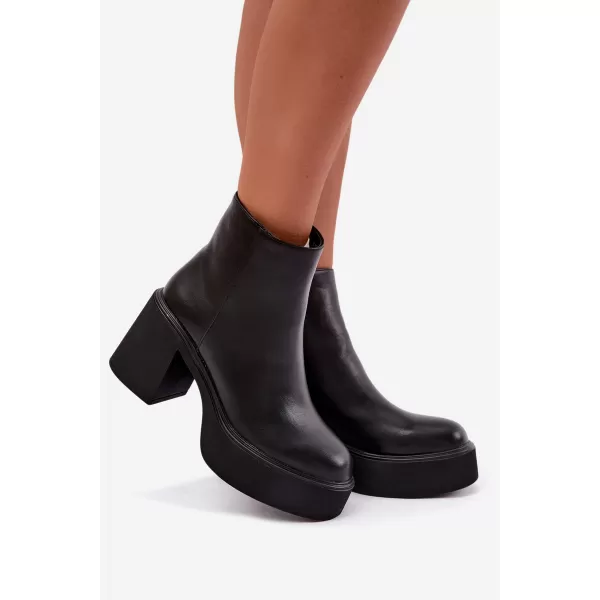  Botine de dama BOTO 5303 NEGRU 