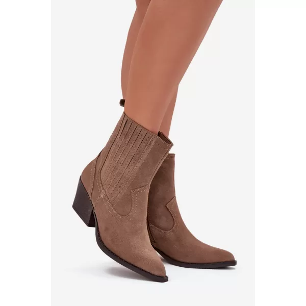  Botine de dama BOTO NC1339K/6350 KAKI 
