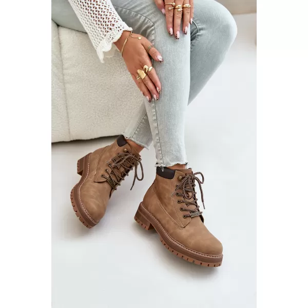  Cizme de dama BIG STAR SHOES OO274A289 MARO/BEJ 