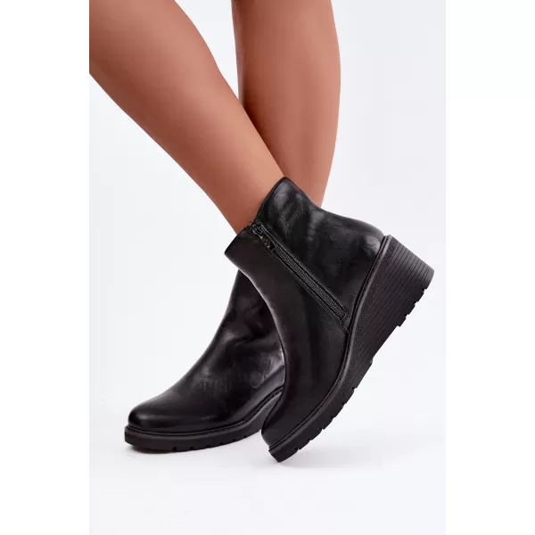  Botine de dama BOTO RMR2510-2 NEGRU 