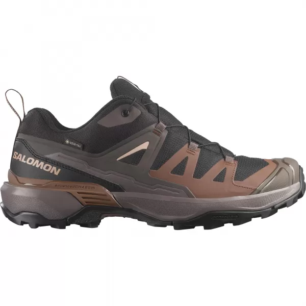  Pantofi pentru bărbați SALOMON X ULTRA 360 GORE-TEX L45473300 NEGRU/GRI PESCĂRUŞ ÎNCHIS/PĂMÂNT ÎNTUNECAT 