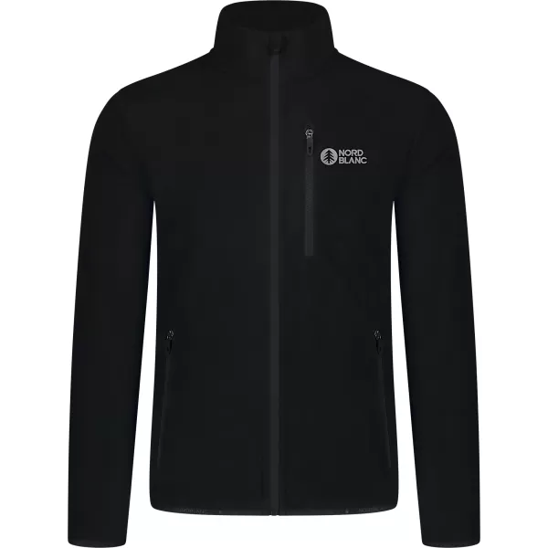  Hanorac ușor pentru bărbați din fleece NORDBLANC QUARRY NBSFM8372 NEGRU 