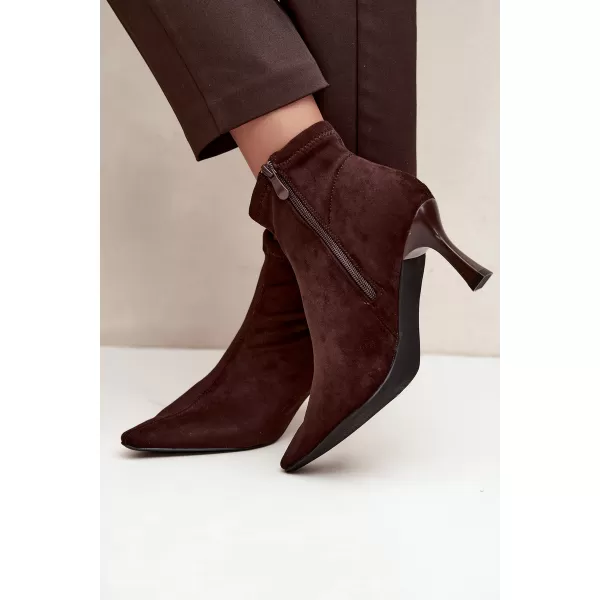  Botine de dama BOTO 7107 MARO 