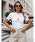 Tricou pentru femei DSTREET NX8046RY-WH ALB