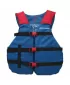 Vestă de înot SPINERA Universal Nylon 2 ALBASTRU/ROSU