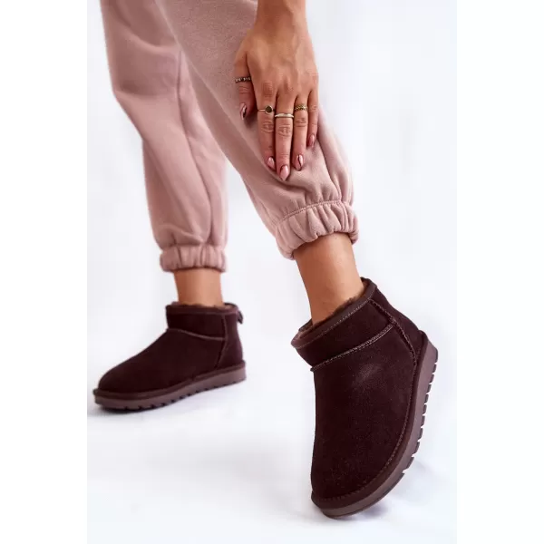  Pantofi de dama BOTO W5821 MARO/CAFEA 