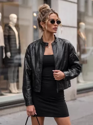 Geaca de dama DSTREET TY5849 NEGRU