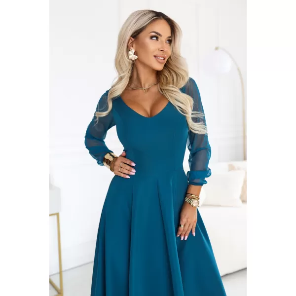  Rochie NUMOCO 640-7 VERDE MARE 