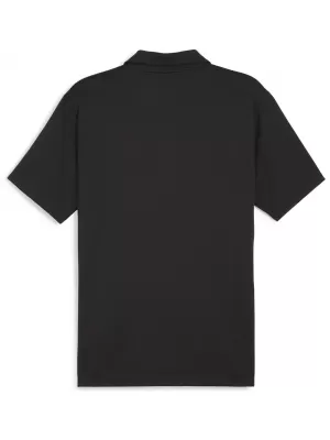 Tricou pentru bărbați cu guler PUMA TEAMGOAL POLO 658771-03 PUMA NEGRU/ALB/GRI ÎNCHIS