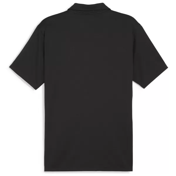  Tricou pentru bărbați cu guler PUMA TEAMGOAL POLO 658771-03 PUMA NEGRU/ALB/GRI ÎNCHIS 