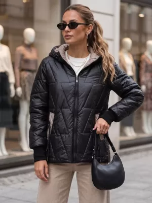 Geaca de dama DSTREET TY5786 NEGRU