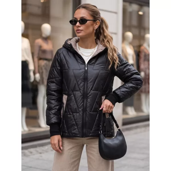  Geaca de dama DSTREET TY5786 NEGRU 