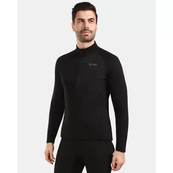  Hanorac pentru bărbați din fleece KILPI MONTALE-M 1M0203KI NEGRU 
