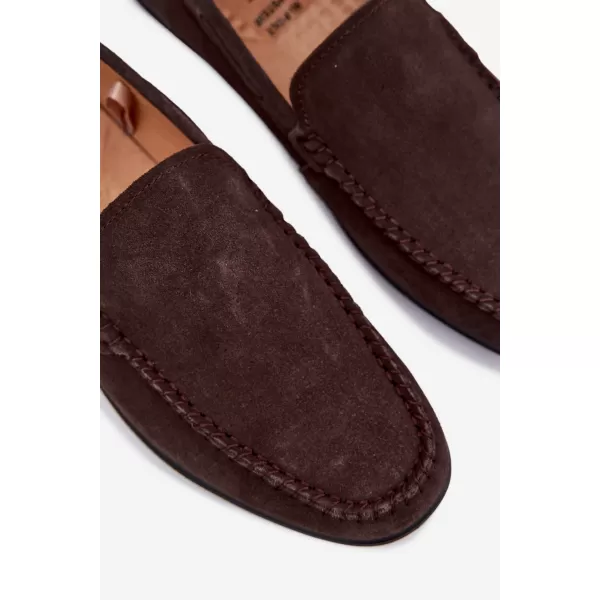  Mocasini pentru bărbați BIG STAR SHOES TT174202 MARO/BEJ 