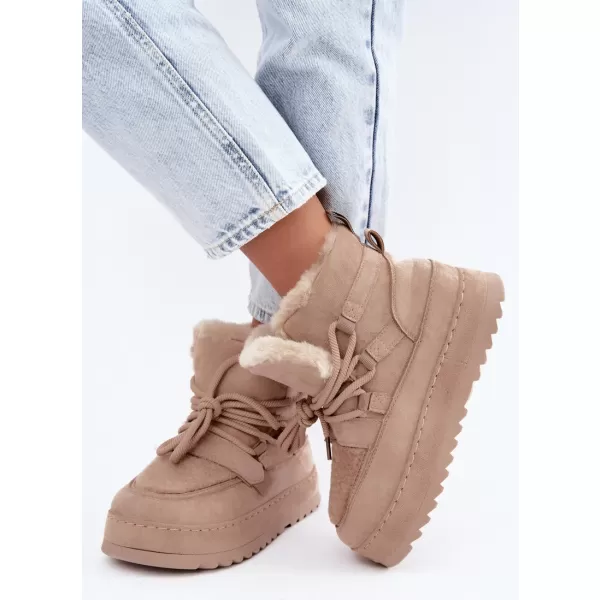  Pantofi de dama BOTO 9077 KAKI 