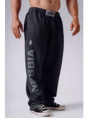 Pantaloni pentru bărbați NEBBIA OLYMPIA PUMP COVER 954 NEGRU