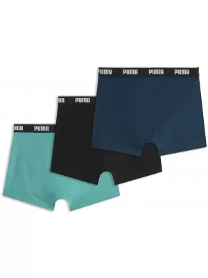 Boxeri pentru bărbați PUMA MEN BOXERS 3P 94713011 COMBO VERDE