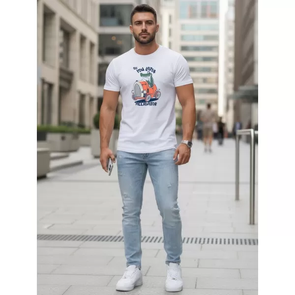  Tricou pentru bărbați DSTREET NX5083R-WH ALB 
