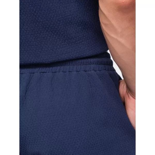  Pantaloni scurți pentru bărbați OMBRE OM-SRCS-0207 ALBASTRU MARIN 