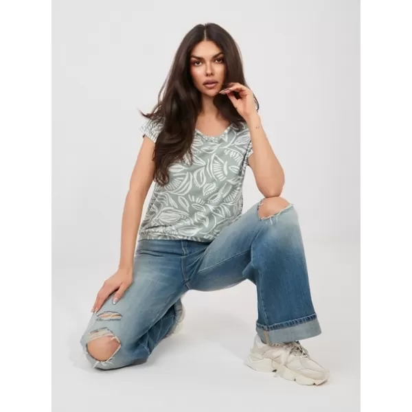  Tricou de dama SUBLEVEL D12110M02646E FISTIC 
