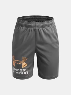 Pantaloni scurți pentru băieți UNDER ARMOUR TECH LOGO SHORTS 1383333-709 VERDE