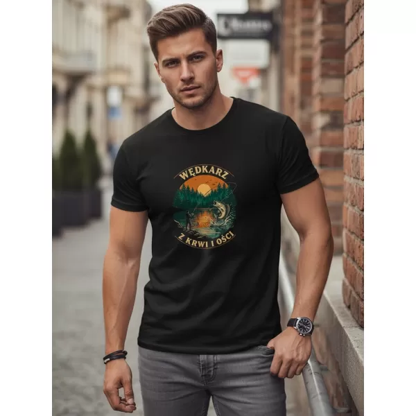  Tricou pentru bărbați DSTREET NX0110R-BK NEGRU 
