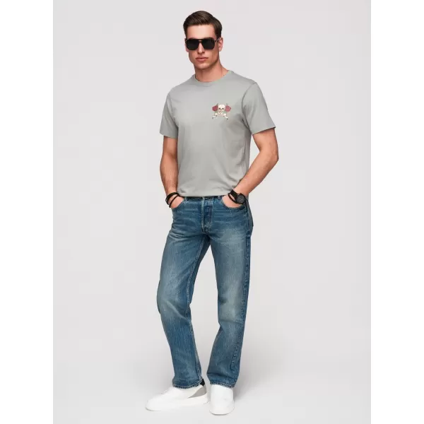  Tricou pentru bărbați OMBRE OM-TSPT-0257 GRI 