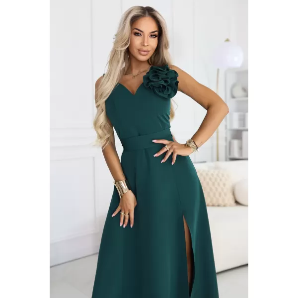  Rochie NUMOCO 669-1 VERDEAȚĂ DE STICLĂ 