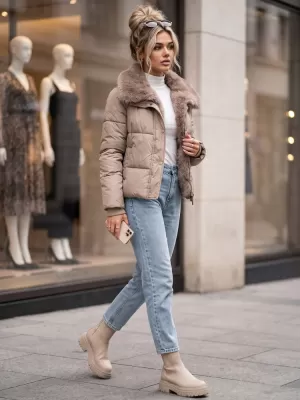 Geaca de dama DSTREET 1 TY6098 CARAMEL