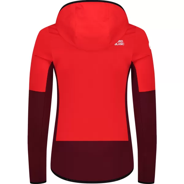  Hanorac pentru femei powerfleece NORDBLANC RAVINE NBSFL8336 ROŞU 
