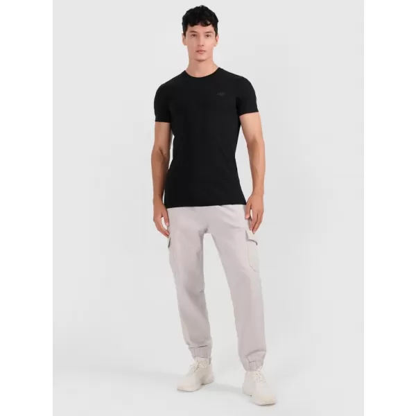  Tricou pentru bărbați 4F RMM00TTSHM3248 NEGRU ADÂNC 
