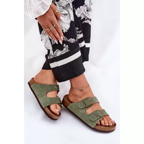  Papuci de damă BIG STAR SHOES RR274A393 VERDE 