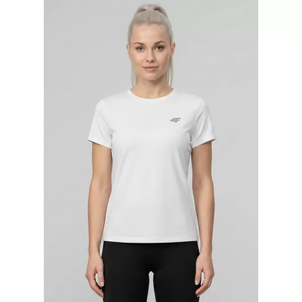  Tricou pentru femei 4F WMM00TTSHF3308 ALB 