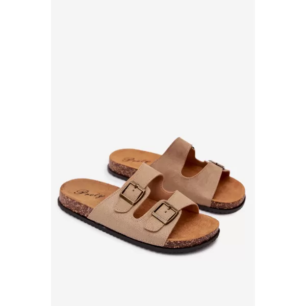  Papuci pentru bărbați BOTO 56302-11 KAKI 