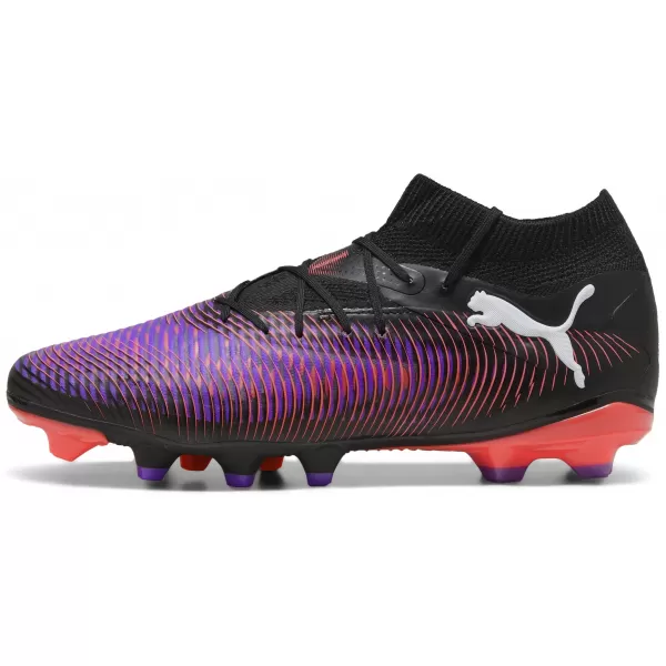  Cizme de fotbal PUMA FUTURE 8 PRO FG/AG 108139-01 NEGRU/ALB/ROȘU STRĂLUCITOR 