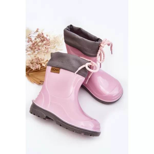  Welles pentru copii BOTO 951 PINK ROZ/GRI 