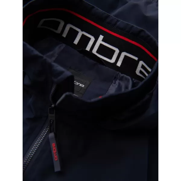  Jachetă pentru bărbați OMBRE C585 ALBASTRU MARIN 